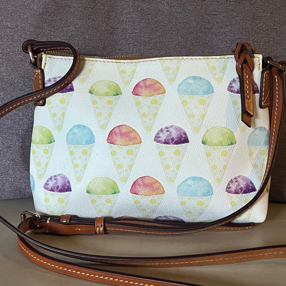 Dooney & Bourke Multicolored Snow Cone Small Suki Limited Edition Crossbody Bag - Picture 2 of 8